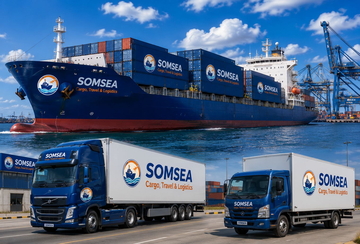 somsea cargo shipments and transports services