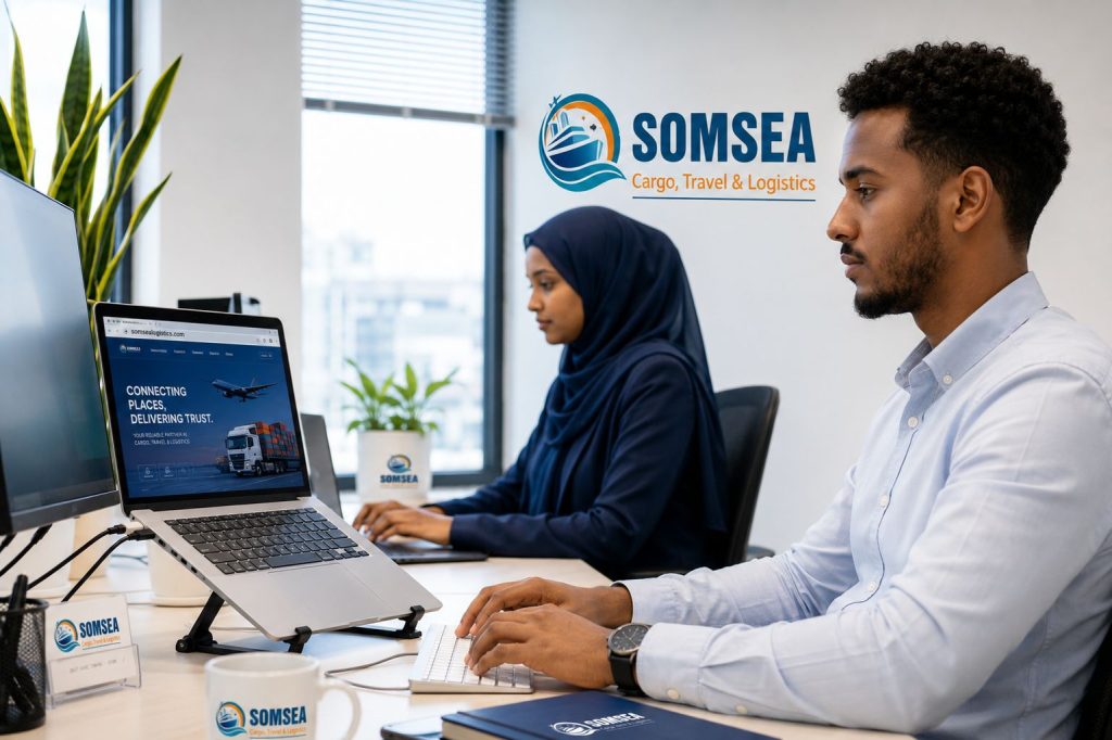 somsea logistics, cargo and travel office in mogadishu, somalia