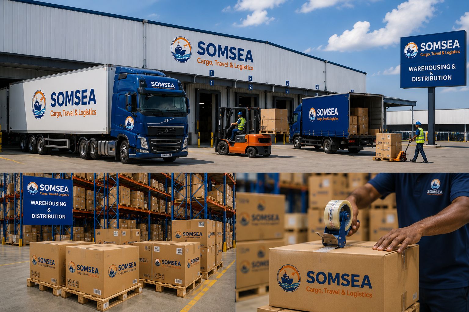 warehousing & distribution, import and exports logistics